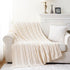Battilo Cream Ivory Cable Knit Throw Blankets for Couch, Super Soft Warm Cozy Decorative Knitted Throw Blanket for Bed, Sofa, Chair 50"x60"...