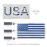 SMD Soldering Practice Kit,Solder Skill Training Learning Project SMT Components DIY American Flag 19X10cm (02DGQ01)...