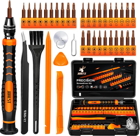 38Pcs Small Precision Screwdriver Set with Torx T5, T6, Y00, Mini Repair Tool Kit for Macbook, Computer, Laptop, iPhone, PS4 PS5, Xbox, Switch, Ey...