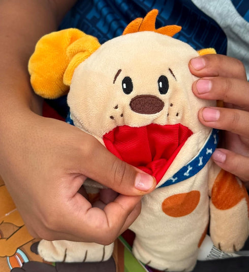 Obi Dog, 8" Tooth Fairy Pillow, Fun and Interactive Plush Toy with Pocket for Lost Teeth...