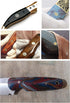 Mosaic Pivot Pins for Knife Handle, Blank Pocket Knives Scales Grips Shaft, EDC Hunting Folding Knives Fastener, 9.5cm (B8mm)...