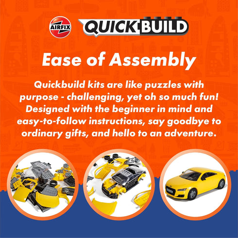 Airfix Quickbuild P-51D Mustang Airplane Brick Building Plastic Model Kit J6016...