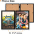 AEVETE 5x7 Picture Frames Double Hinged Wood Folding Photo Frames Vertical with Plexiglass Front, Black...