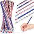 American Flag Pencils Wooden Patriotic Pencils for 4th of July USA Independence Day Parades Party Favors School Office Supplies (72 Pieces)...