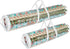 Elf Stor Gift Wrapping Paper Roll Storage Bags 31" and 40" long, Clear Totes with Handles, fits up to 25 pcs gift wrap paper roll in each bag...