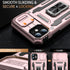 MERRO for iPhone 11 Case with Screen Protector,Sliding Camera Cover,Military-Grade Cover with Magnetic Stand Phone Case 6.1" Rose Gold...