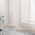 Short Curtains 36 inch Length for Small Bedroom Window 2 Panels Rod Pocket Farmhouse Semi Sheer Faux Linen Tier Cafe Privacy Curtain for Camper Ba...