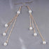 Vintage Pearl Drop Earrings Gold Pearl Tassel Earrings Long Pearl Chain Earrings Boho Pearl Earrings Jewelry for Women and Girls...