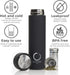 Pure Zen Tea Thermos with Infuser for Hot and Cold Infusions, Coffee and Fruit-Infused Water - Stainless Steel - Tea Infuser Bottle - Leakproof Tr...
