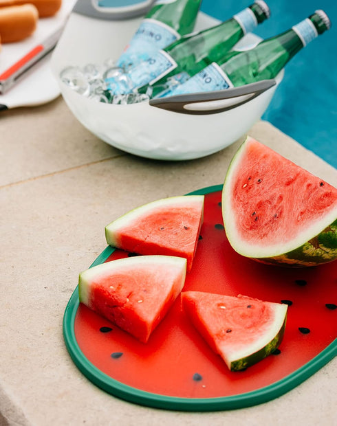 Dexas Watermelon Cutting/Serving Board, Watermelon Shape...