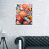 Paint by Number Bright Colors Flowers DIY Floral Explosions Stamen Painting on Canvas with Brushes Acrylic Paints Floral Leaves Paint by Numbers f...