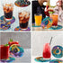 8 Pieces Diamond Art Coaster Kit with Holder DIY Sun and Moon Diamond Art Coaster Gifts 5d Diamond Dot Coaster for Beginners Adults Kids Art Table...