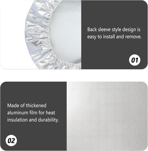 Steering Wheel Cover of Sunshade for Car,Insulation Steering Wheel Cover Women/Men for Automotive Steering Wheels Protection,Universal 15 Inch Car...