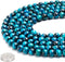 70PCS Natural 8MM Healing Gemstone, Blue Tiger’s Eye Energy Stone Round Loose Beads, Semi-Precious Crystal Beads with Free Elastic String for Jewe...