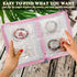 Bracelet Holder Travel Jewelry Organizer Case Transparent Jewelry Storage Book for Earring Necklace Ring with Small Clear Zippered Pouch...