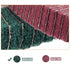 uxcell 150mm x 25mm 240 Grit Non-Woven Polishing Burnishing Wheel Abrasive Cloth Nylon Wire Drawing Flap Wheel for Stainless Steel Metal Green...