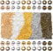 Round Spacer Beads, 2500pcs 3mm Metal Beads Tiny Ball Beads Loose Beads for Jewelry Making, 5 Colors...