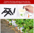 Mudder 300 Pieces Single Barbed Connectors 1/4 Inch Drip Irrigation Parts Drip Irrigation Barbed Coupling Fitting, Black...