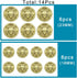 14 Pieces Gold Blazer Buttons, Crown Lion Metal Shank Blazer Buttons Set for Sewing Coats Suits Blazers...