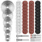 Cutting Wheel Set 46Pcs for Rotary Tool, HSS Cutting Wheels 6Pcs, Diamond Cutting Discs 10 Pcs and Resin Circular Saw Blades 30Pcs with 1/8" Shank...
