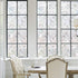 Kromapolis Window Privacy Film, Vinyl Glass Covering, Stained Decorative Film Frosted, Static Window Clings, Non-Adhesive, No-Glue (17.5 x 78.7 in...