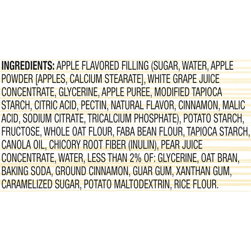 Glutino Gluten Free Oven Baked Bar, Apple Cinnamon, Naturally Flavored, 5 ct...