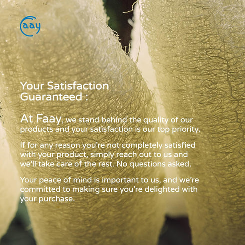 FAAY Soft Loofah Pad for Body Exfoliation - 2 counts (1 pack) Shower Luffa Sponge, Gentle and Effective Spa Treatment at Home | Prevents Ingrown H...