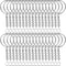 Paxcoo 50Pcs Keychains with Chain and 50 Pcs Jump Rings, Keychain Rings Kit Findings Bulk for Keychain Making Supplie DIY Crafts...