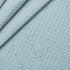 Stall Shower Curtain Fabric 36 x 72 Inch, Waffle Weave, Hotel Luxury Spa, 230 GSM Heavy Duty, Water Repellent, Blue Pique Pattern Decorative Bathr...