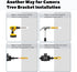 Adjustable Trail Camera Tree Mount: Game Camera Outdoor Mounting Bracket Holder with Double 360° Swivel Tilt Ball Joints, 2 Packs...