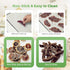 8 Pieces Premium Non Stick Silicone Dehydrator Sheets,Food Fruit Dehydrator Mats Reusable Steamer Mesh Mat for Fruit Food Dryer Mats Square 12.6 *...
