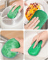 Multipurpose Kitchen Scrub Sponges 6pcs, Heavy Duty Cleaning Non-Scratch Scrub Sponge, Reusable Microfiber Sponge for Household Cleaning, Random C...