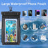 Floating Waterproof Phone Pouch, 2Pack IP68 Waterproof Phone Dry Bag Case with Zip Lock Seal for iPhone 15 14 13 12 11 Pro Max Plus Samsung, Phone...