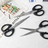 Koogel Scissors for Office, All Purpose Stainless Steel Scissors with Comfort Grip for Student Teacher Middle School Kids and Home Sewing Cutting ...