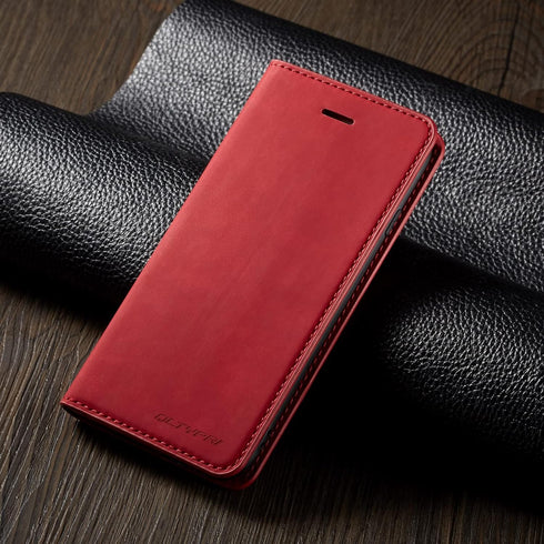 QLTYPRI for Samsung Galaxy A13 5G Case, Premium PU Leather Cover TPU Bumper with Card Holder Kickstand Hidden Magnetic Adsorption Shockproof Flip ...