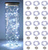 Twinkle Fairy Lights Battery Powered 3 Modes with Timer Firefly Lights 20 LED on 7.2feet Silvery Copper Wire for DIY Wedding Party Christmas Hallo...