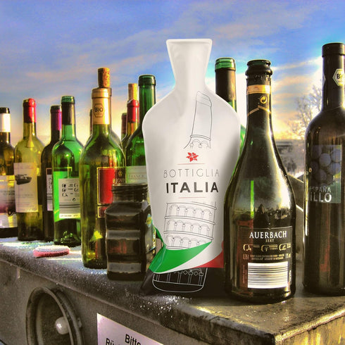 Bottle Italy | Triple-Layer Reusable Wine Travel Protector Sleeves for Glass Bottles | Impact & Leak Resistant | Bag Luggage | Airplane Cruise Car...