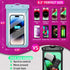 Waterproof Phone Pouch Floating, Waterproof Phone Case, Transparent PVC, 2 Pack, Phone Protector for iPhone 15 14 13 12 11 Pro Max Plus XS XR X 8 ...
