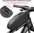 ROCKBROS Bike Top Tube Bag Bicycle Front Frame Bag Waterproof Bike Pouch Pack Bike Phone Bag Cycling Accessories Pouch for Mountain Road Bike Larg...