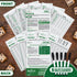 SWOOC Games - 5 Big Dry Erase Yardzee & Farkle Score Cards with 5 Markers (11.5in x 8in) | Large Laminated Reusable Pads & Pens for Giant Dice Gam...