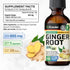 Ginger Root Tincture - Organic Ginger Root Extract - Natural Ginger Supplements for Overall Wellness - Alcohol and Sugar Free - Vegan Drops 2 Fl.O...