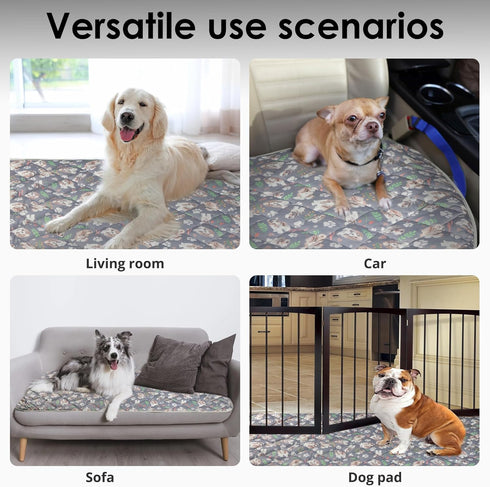 Dog Cooling Mat, Pet Washable Non-Toxic Summer Dogs Cats Cooling Pads Sleeping Kennel Mats Cool Ice Blanket for Indoor & Outdoor Dog Beach Essenti...
