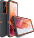 MXX Case Compatible with Galaxy S21 Ultra Case, 3-Layer Super Full Heavy Duty Body Bumper Cover/Shock Protection/Dust Proof, Designed for Samsung ...