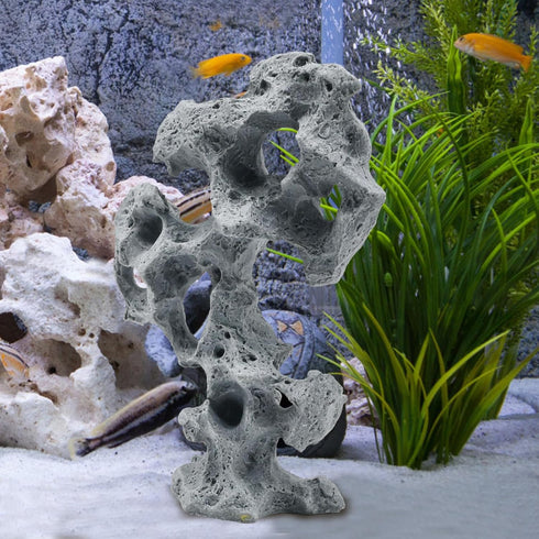 Aquarium Rocks Aquarium Rocks for Fish Tank Aquarium Rocks Decorative Stacking Stones Water Tank Accessories for Aquarium Garden Decorative Flower...