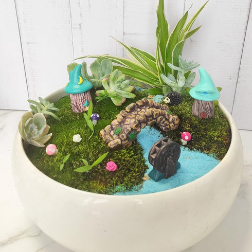 BEZALEL Miniature Fairy Garden Supplies Kit – Mini Fairy Garden Miniatures Decor for Garden Micro Landscape Yard Bonsai, Terrariums, Plant Pots – ...