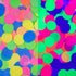 10000 pieces UV Neon Round Confetti 5 Colors Neon Fluorescent Tissue Confetti Dot Blacklight Glow Party Confetti for Blacklight Neon Party, Birthd...