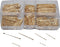 Chenkou Craft Assorted 600pcs Jewelry Making Wave Connect Bar Earring Necklace Connector (KC-Gold, Mix)...