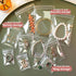 100Pcs PVC Jewelry Pouches Clear Zipper Bags Anti Oxidizing Earrings Storage Bags for Storage Jewelry Packing Bags...