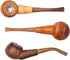 Dr. Watson - Wooden Tobacco Pipes, Set of 3, Classic Shape, Handmade from Natural Wood...