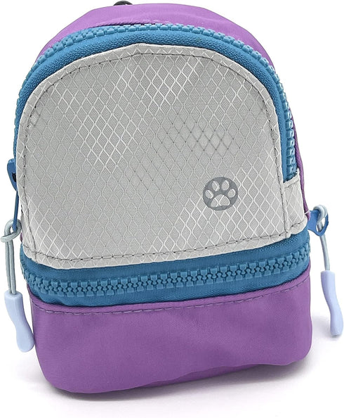 LLC Dog Backpack, Cat Backpack, Small Carrier | Clip on Harness or Leash, Fun Pet Treat Holder, Toy Bag, or Waste Dispenser | Dog Treat Training P...
